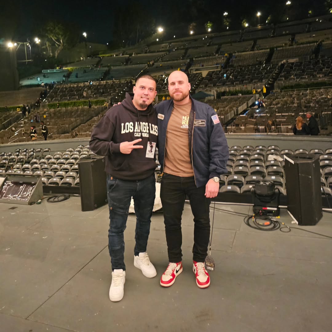 Claudio the barber cutting Alex Cureau at Netflix Is A Joke Festival 2024